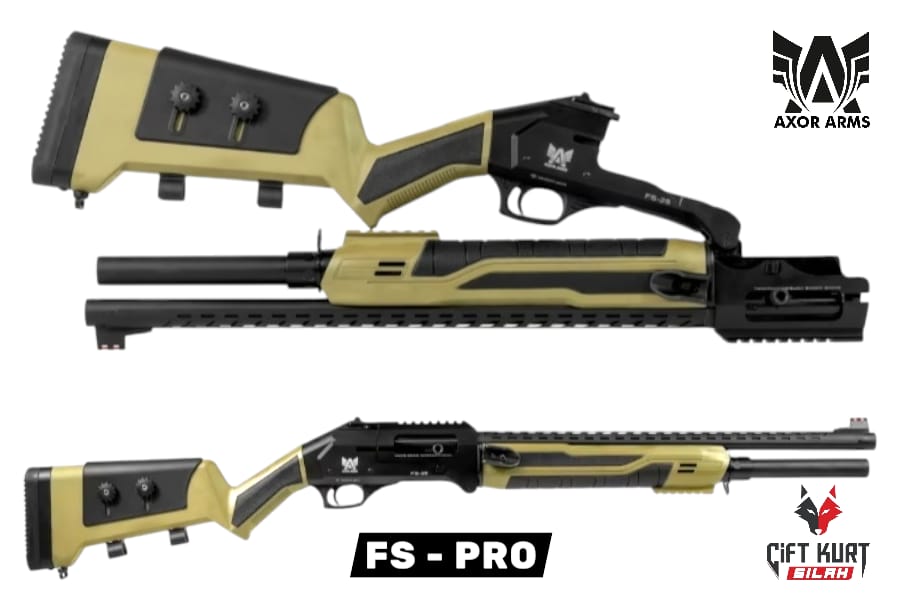 Axor Arms FS-PRO + Çöl Siyah Kırma Otomatik Av Tüfeği 